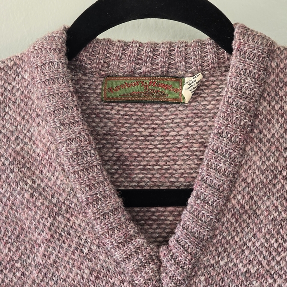 Vintage sweater vest Muave - Picture 2 of 5